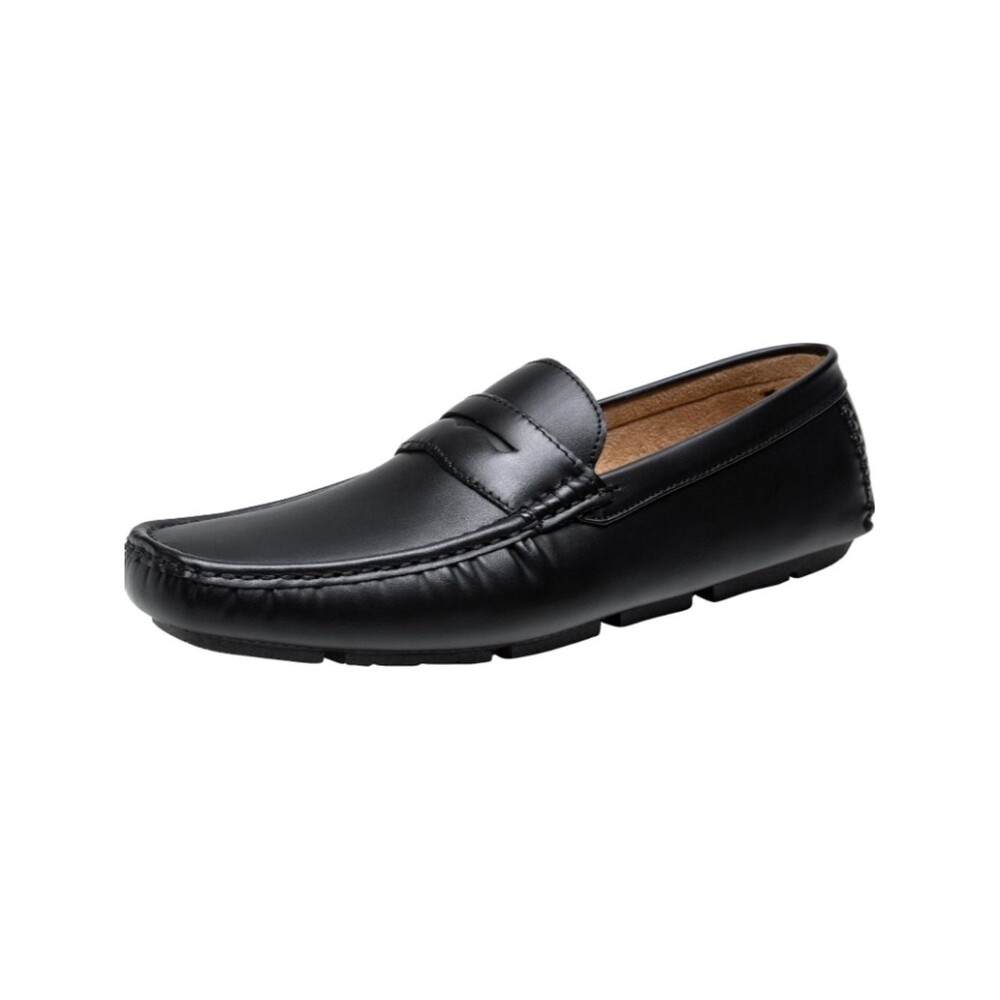 Jousen Black Casual Slip On Soft Faux Leather Loafer Size 11.5 NWT